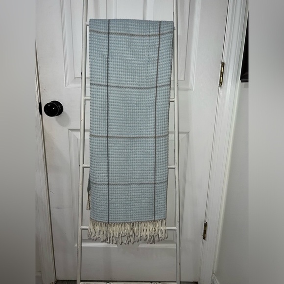 Nido Notte Italian Waffle Weave Throw/Blanket 51”x60” EUC - Picture 2 of 4